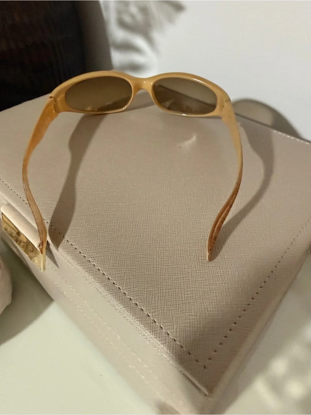 Bolle small face Amber Tinted Slim Oval Sunglasses - Picture 5 of 10
